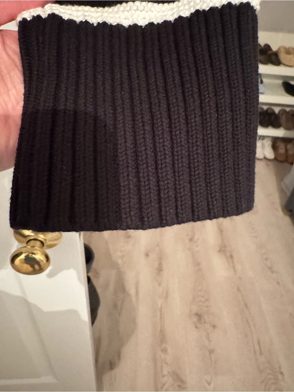 La Ligne Jill Sweater Black/White Stripe Size M - Picture 7 of 8
